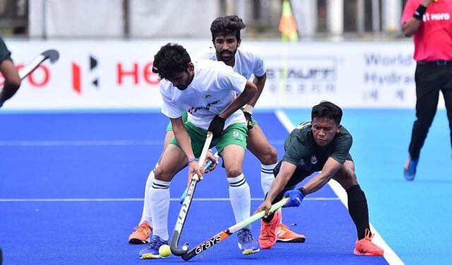 ایشیا کپ ہاکی ٹورنامنٹ میں پاکستان نے انڈونیشیا کو صفر کے مقابلے میں تیرہ گول سے ہرا دیا۔