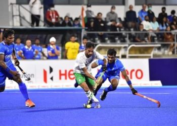 ایشیا ہاکی کپ ٹورنامنٹ میں پاکستان اور بھارت کا مقابلہ ایک ایک گول سے برابر۔