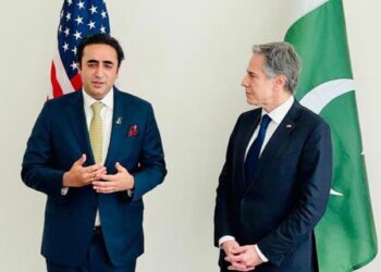 نیویارک میں وزیر خارجہ بلاول بھٹو زرداری اور اقوام متحدہ کے سیکرٹری جنرل کی ملاقات