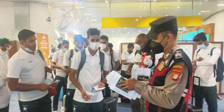 پاکستانی ہاکی ٹیم جکارتہ پہنچ گئی۔