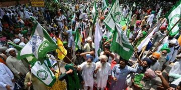 بھارتی کسانوں کا ایک بار پھر دارالحکومت میں احتجاج