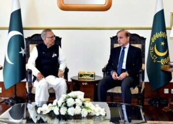 وزیر اعظم شہباز شریف کی صدر عارف علوی سے ملاقات