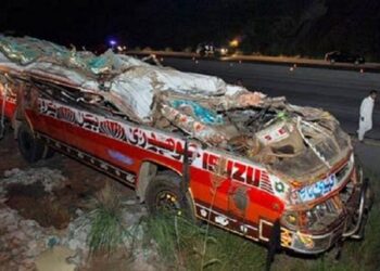 کلر کہار میں باراتیوں کی بس الٹ گئی 14 جاں بحق 63 زخمی