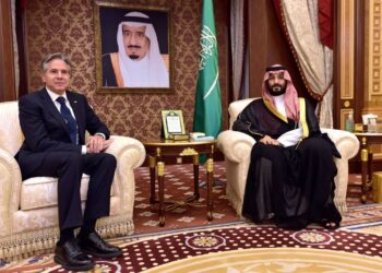 امریکی وزیر خارجہ کی سعودی ولی عہد محمد بن سلمان سے ملاقات