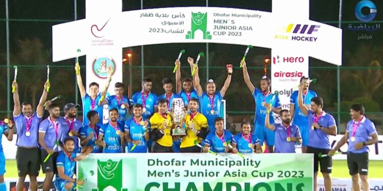 جونیئر ہاکی ایشیا کپ ٹائٹل دفاعی چیمپئن بھارت کے نام رہا