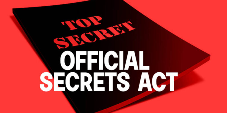آفیشل سیکرٹ ایکٹ کی فائلیں اب بھی صدراتی چیمبرمیں موجود ہیں